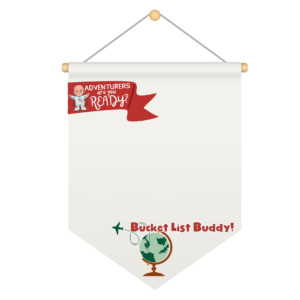 Bucket List Buddy Pennant Flag